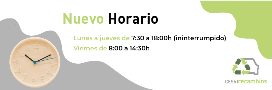 Desguace Horario